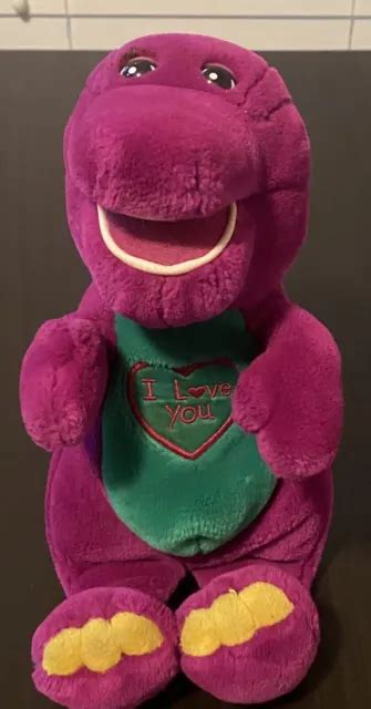 Barney Singing I Love You 11 Plush Original Lyons Talking Stuffed
