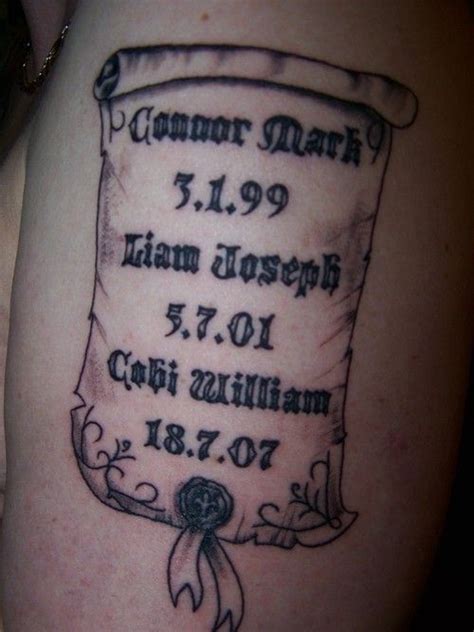 43 best Tattoos With Dates images on Pinterest | Tattoo fonts, Date