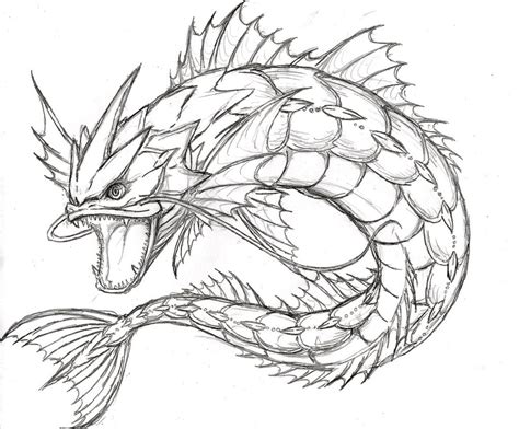 31 Clever Stock Gyarados Coloring Page Gyarados Tegninger Til Print