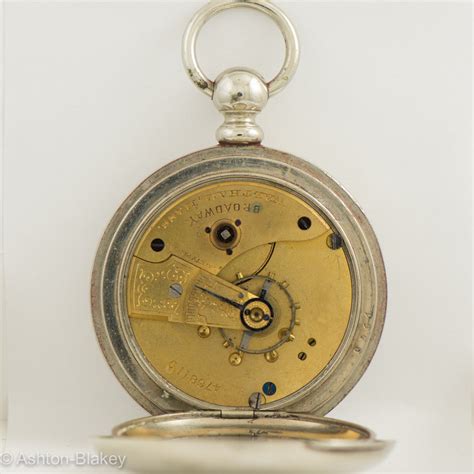 Waltham Broadway Open Faced Pocket Watch Ashton Blakey Vintage Watches