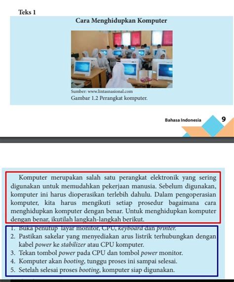 Menceritakan kembali suatu teks termasuk teks cerita dengan menggunakan bahasa sendiri merupakan salah satu cara untuk memahami suatu tekshal ini cukup membantu karena diperlukan pemahaman teks yang menyeluruh agar kita dapat menyajikan kembali teks dengan bahasa dan mungkin gaya yang berbeda namun. Contoh Pernyataan Umum Dalam Teks Prosedur - Terkait Teks