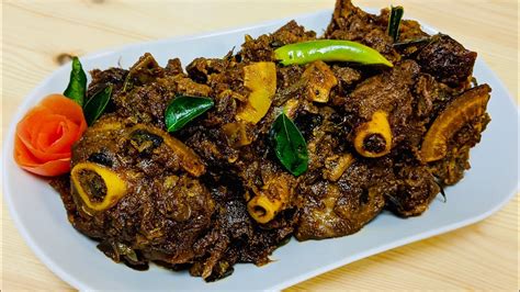 തനി നാടൻ മട്ടൻ വരട്ടിയത് Kerala Style Mutton Roast Recipe Eid