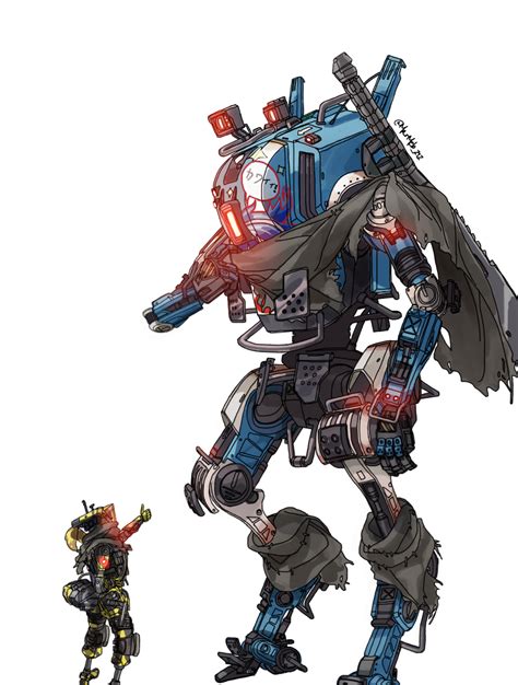 Titanfall 2 Robots Ronin By Marmeleiro212 Robot Concept Art