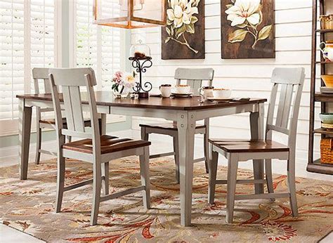 Raymour and flanigan dining room set, table, 6 chairs and hutch. Holden 5-pc. Dining Set | Counter height dining sets ...