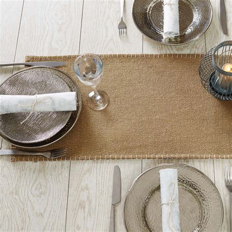Nowell Natural 36 Inch Table Runner The Weed Patch