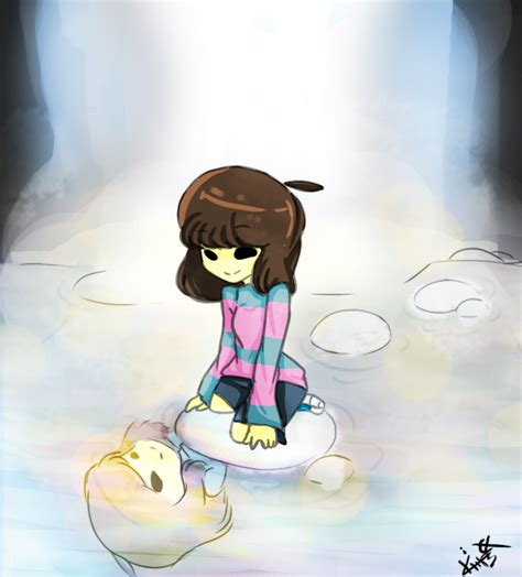 Waterfall - Undertale,Frisk by CreepyClassic on DeviantArt