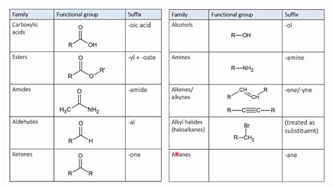 Functional Group Suffixes Organic Molecules Meristem Youtube