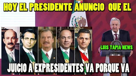 Jun 18, 2021 · ver más dof publica ley para consulta de juicio a expresidentes: ! JUICIO A EXPRESIDENTES VA ! - YouTube
