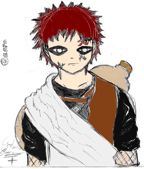 Gaara The Sand By Lupin250 Fanart Central