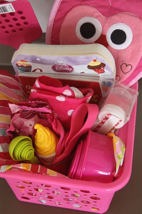 Make valentine cards with your students, give them necessary instructions, such as 'take a sheet of paper, cut it, make a shape of heart, colour it, etc. Gift Basket For Kids Who Love To Cook | A Spotted Pony