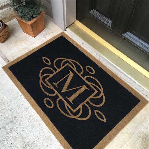 Canora Grey Bosworth All Weather Personalized Non Slip Outdoor Door Mat