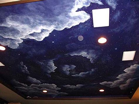 1,083 likes · 1 talking about this. Cloudy Night Sky Ceiling Mural | sun,moon and star | Pinterest