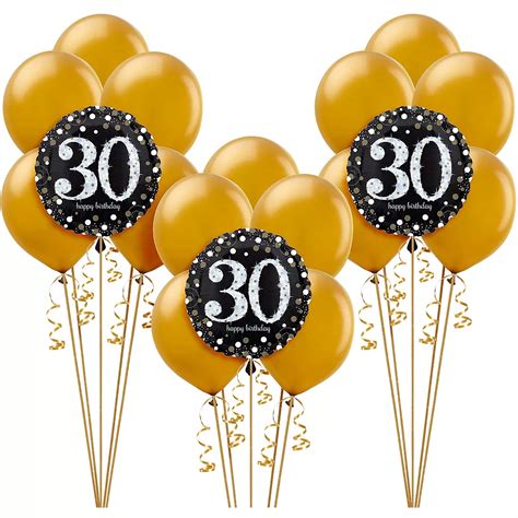 Inspiration 34 30th Birthday Balloons