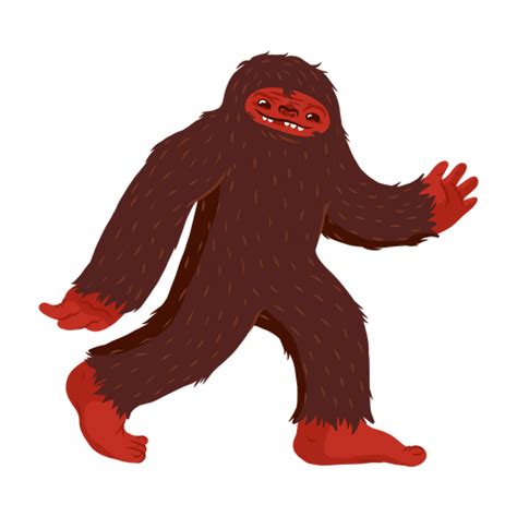 Bigfoot Character Cartoon Transparent Png And Svg Vector File