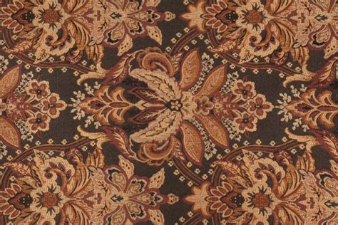 125 Yards Tapestry Upholstery Fabric In Black