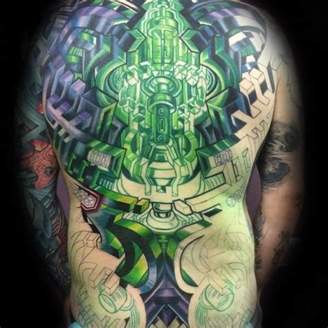 Psychedelic tom and jerry tattoo design. 60 Trippy Tattoos For Men - Psychedelic Design Ideas