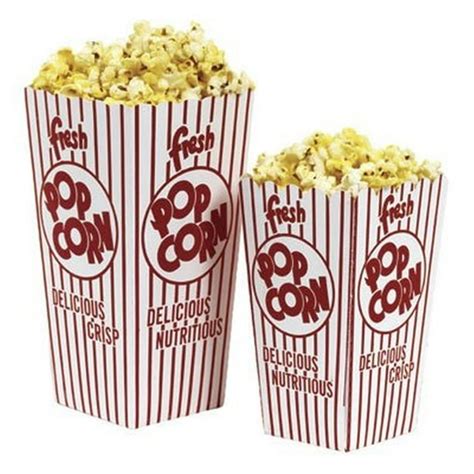 Great Western Popcorn Scoop Boxes 1 Ounce 500bx 11086