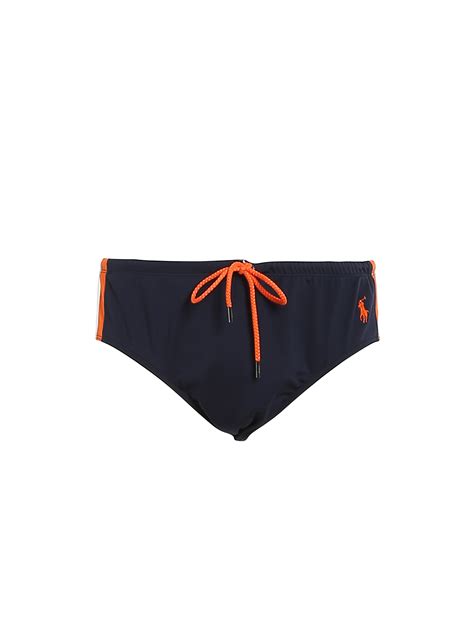 Polo Ralph Lauren Speedos With Logo Embroidery Swim Shorts