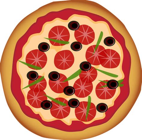 Veggie Pizza Clip Art At Vector Clip Art Online Royalty