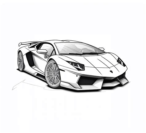 Free Printable Lamborghini Centenario Coloring Page For Kids And Adults
