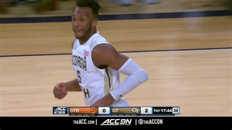 Syracuse Vs Georgia Tech College Basketball Condensed Game 2018 Youtube