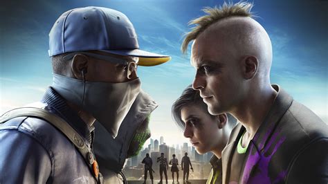 Papeis De Parede 2560x1440 Watch Dogs 2 Máscara Marcus Holloway Homem