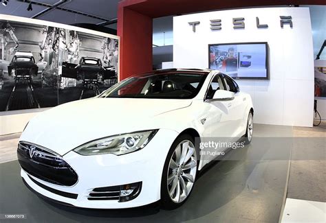 The Tesla Model S Signature Is Shown During A Media Preview Day At