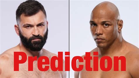 Andrei Arlovski Vs Marcos Rogerio De Lima Prediction Youtube