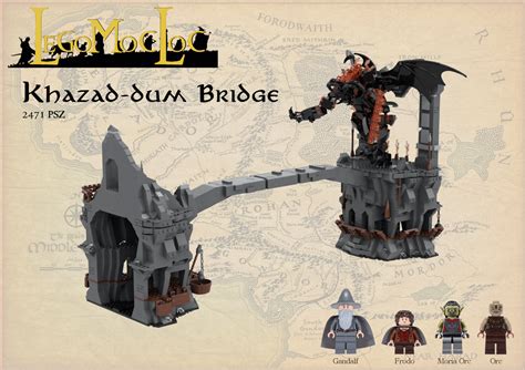 Lego Moc 27781 Khazad Dum Bridge The Hobbit And Lord Of The Rings