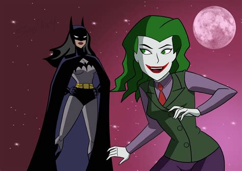 batwoman sneaks on joker by jamesbingdaddy on deviantart batwoman female joker joker