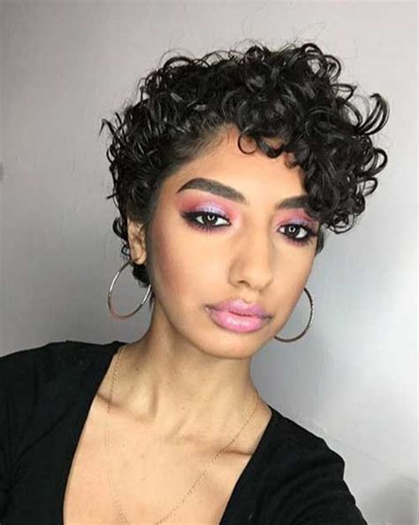 If you want a short haircut, try one of these cropped cuts and hairstyles. 17 Incredible Curly Pixie Cuts You'll Love - crazyforus