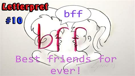 Related quotes friendship hugs love relationships sisters. Letter tekenen! Tover letters naar cartoon tekening - BFF ...