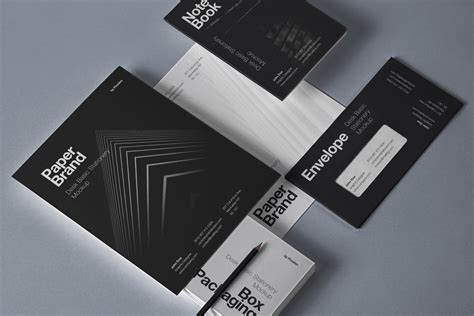 Essential Office Psd Stationery Mockup | Psd Mock Up Templates | Pixeden