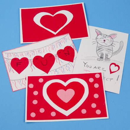 I love valentine cards that the kids can make to give to their friends as exchange cards on valentine day. Easy Valentine Cards for Kids to Make - Valentine's Day ...