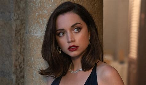 Ana De Armas Thinks A Ghost Was On The Set Of Her New Movie