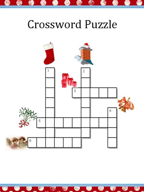 These puzzles are fun activities intended for students of all ages and ability levels. Christmas Crossword Puzzles - Best Coloring Pages For Kids