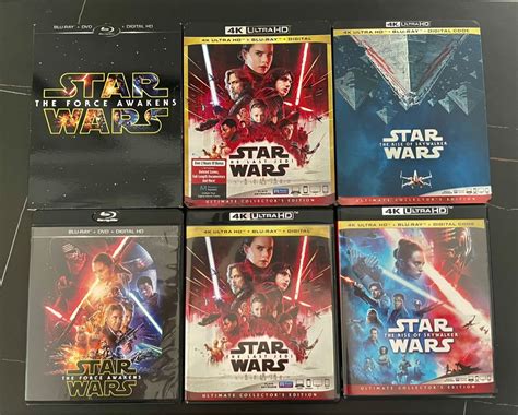 Star Wars Sequel Trilogy Blu Ray Hobbies And Toys Music And Media Cds
