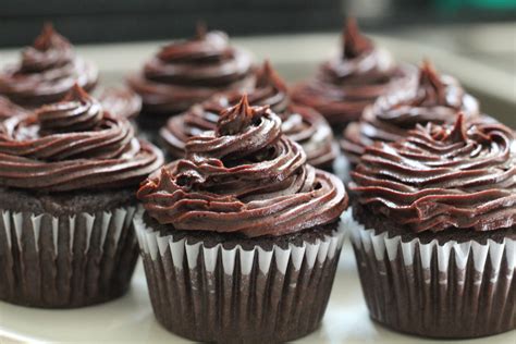 In a medium bowl, beat the butter and sugar with an electric mixer until light and fluffy. Meg's Food! | Triple Chocolate Cupcakes - Meg's Food!