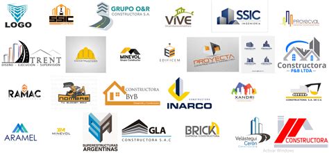 Modelos De Logos Para Empresas Constructoras 1 Logotipos En Lima
