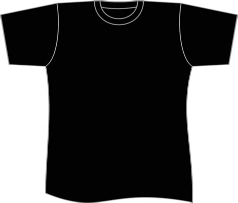Plain T Shirt Template Clipart Best