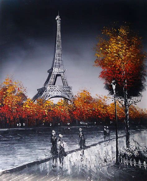 Paris Painting Eiffel Tower Paris Painting Eiffel Tower Painting