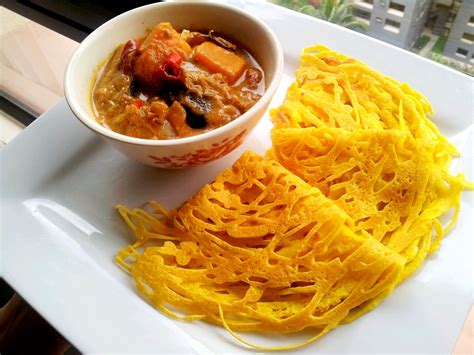 Cara Membuat Roti Jala Dan Kari Sapi Mudah Dan Lezat