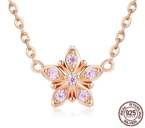 Luxxotica Sakura Flower Necklace Luxxotica Jewellery Necklace