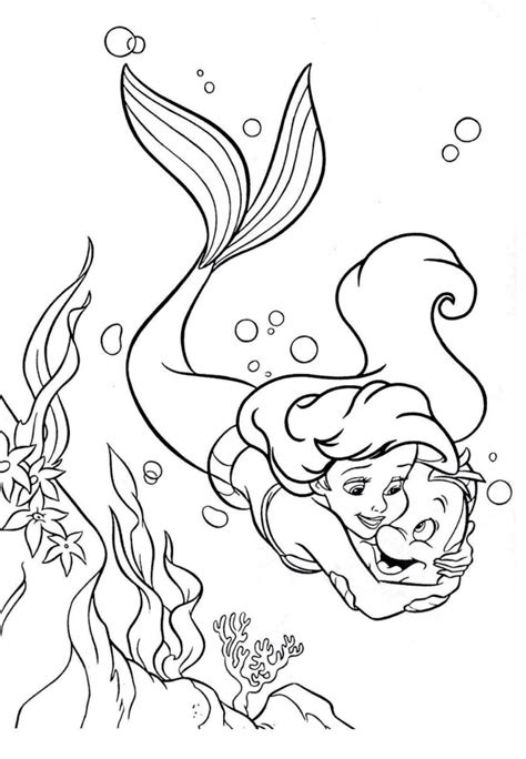 Desenho De Ariel No Mar Para Colorir Desenhos Para Colorir E Imprimir