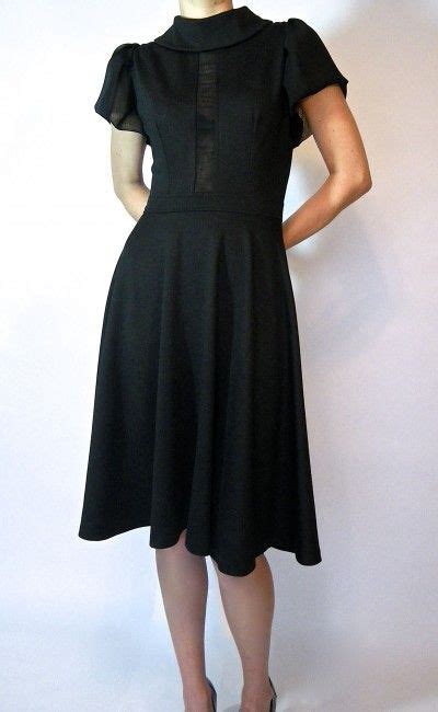 Monika Dress Fashion Classic Black Dress Dresses