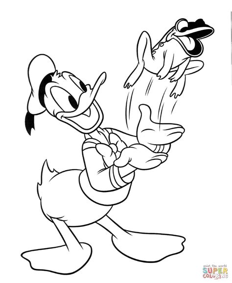 Desenho De Donald E Seus Sobrinhos Para Colorir Tudodesenhos My Xxx