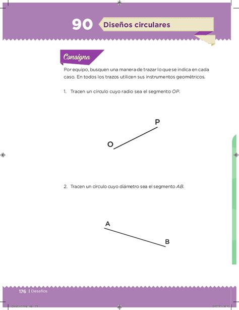 Sigue los pasos a continuación: Diseños circulares - Desafíos matemáticos Bloque 5 ~ Apoyo ...