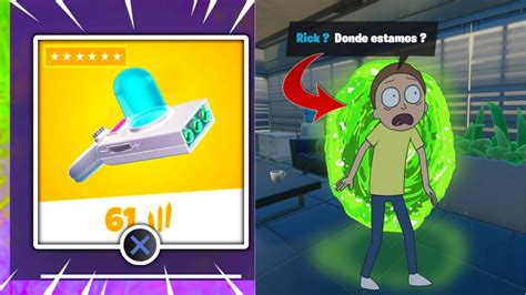 Nueva Skin De Morty En Fortnite Y Nueva Arma De Rick And Morty En