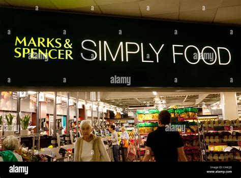 Marks And Spencer Simply Food Store At Exeter Motorway Services M5