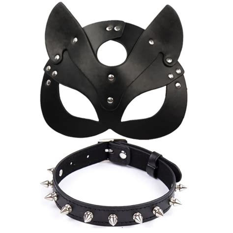 Erotic Women Sexy Mask Half Face Fox Cosplay Leather Sex Mask Halloween Party Mask Masquerade